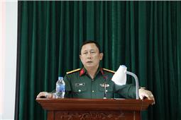 Ban CHQS huyện Tân Yên tọa đàm về công tác quản lý tư tưởng, kỷ luật